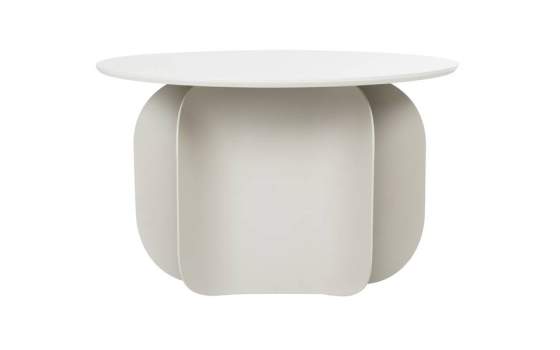 Mesa Comedor Moderna Redonda Madera y Metal Serie Aguade