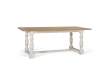 Mesa Comedor o Bodega Bicolor Blanco Madera Serie Ambelt