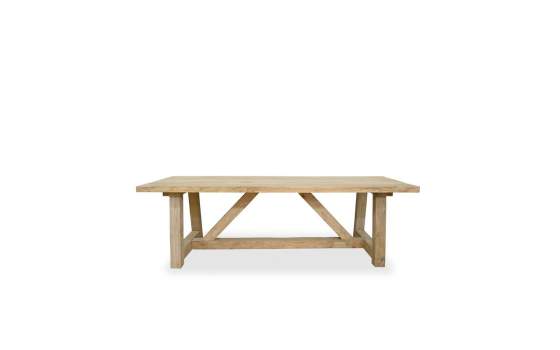 Mesa Comedor o Bodega Rustica 250 cm - Serie Orlando
