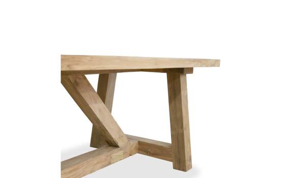 Mesa Comedor o Bodega Rustica 250 cm - Serie Orlando