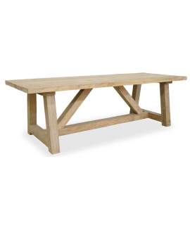 Mesa Comedor o Bodega Rustica 250 cm - Serie Orlando