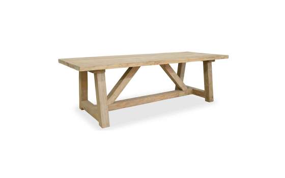Mesa Comedor o Bodega Rustica 250 cm - Serie Orlando