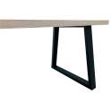 Mesa Comedor Pie de Forja Tapa Madera Estilo industrial Anjar