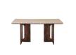 Mesa Comedor Rectangular 160 cm Actual Nogal Serie Allois