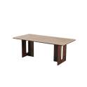 Mesa Comedor Rectangular 160 cm Actual Nogal Serie Allois