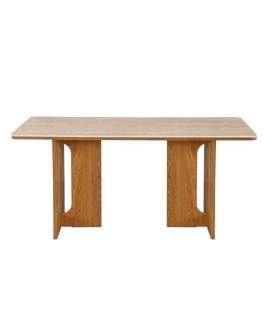 Mesa Comedor Rectangular 160 x 90 cm Roble Actual - Abial