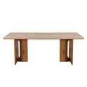 Mesa Comedor Rectangular 200 x 100 cm Roble Actual - Abial