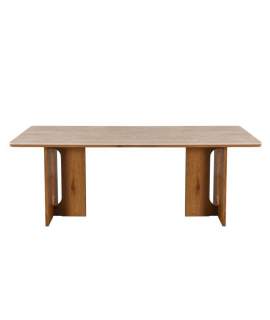 Mesa Comedor Rectangular 200 x 100 cm Roble Actual - Abial