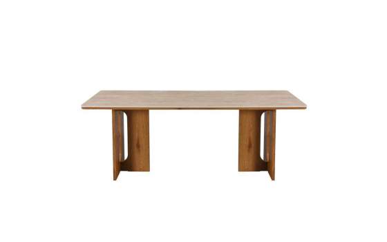 Mesa Comedor Rectangular 200 x 100 cm Roble Actual - Abial