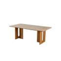 Mesa Comedor Rectangular 200 x 100 cm Roble Actual - Abial