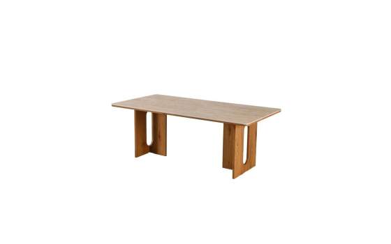 Mesa Comedor Rectangular 200 x 100 cm Roble Actual - Abial