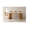 Mesa Comedor Rectangular 200 x 100 cm Roble Actual - Abial