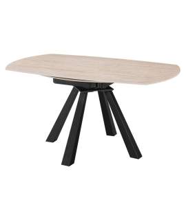 Mesa Comedor Rectangular a Redonda Metal Ceramica Aguade