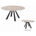 Mesa Comedor Rectangular a Redonda Metal Ceramica Aguade