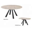 Mesa Comedor Rectangular a Redonda Metal Ceramica Aguade