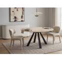 Mesa Comedor Rectangular a Redonda Metal Ceramica Aguade