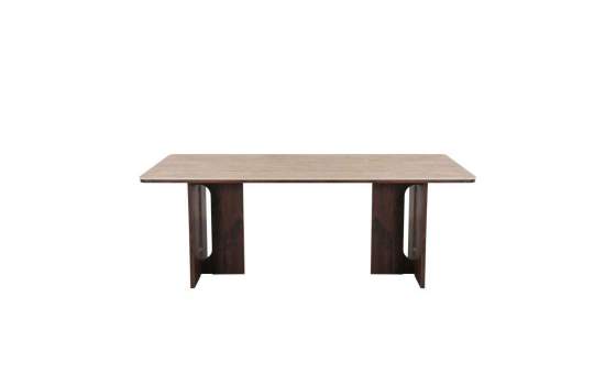 Mesa Comedor Rectangular Actual 200 cm Nogal Serie Allois