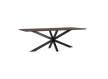 Mesa Comedor Rectangular Industrial Madera Hierro Alquezar