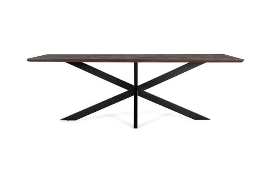 Mesa Comedor Rectangular Industrial Madera Hierro Alquezar