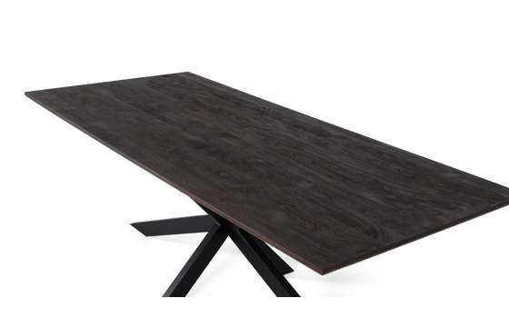 Mesa Comedor Rectangular Industrial Madera Hierro Alquezar