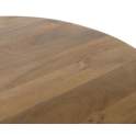 Mesa Comedor Redonda 150 Cm Madera Maciza Mango Adyer