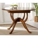 Mesa Comedor Redonda Clasica Vintage Extensible Serie Arsie