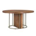 Mesa Comedor Redonda Contemporanea Acero Madera Algamise Mesa Comedor Redonda Contemporanea Acero Madera Algamise