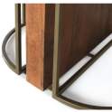 Mesa Comedor Redonda Contemporanea Acero Madera Algamise Mesa Comedor Redonda Contemporanea Acero Madera Algamise