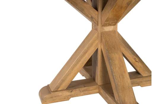 Mesa Comedor Redonda de 150 Estilo Rustico Serie Acombe Mesa Comedor Redonda de 150 Estilo Rustico Serie Acombe