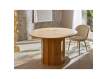 Mesa Comedor Redonda Diseño Rustico Color Miel Mercuri