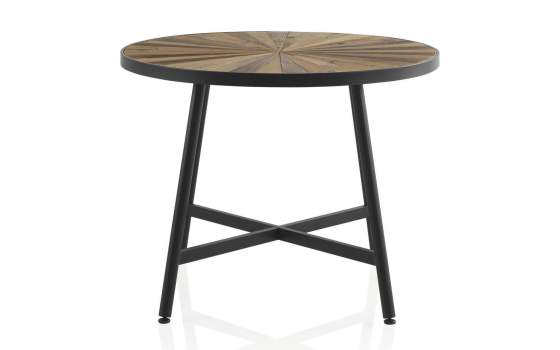Mesa Comedor Redonda Estilo Industrial Reciclada Cortadie