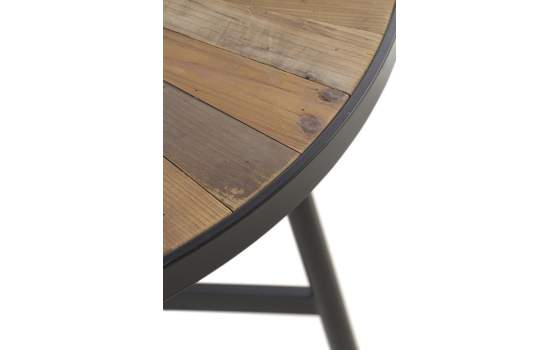 Mesa Comedor Redonda Estilo Industrial Reciclada Cortadie