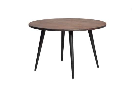 Mesa Comedor Redonda Estilo Industrial Wood Mandala