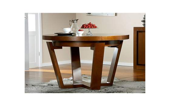 Mesa Comedor Redonda Extensible 2 Tamaños Colonial Atrio