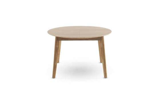 Mesa Comedor Redonda Extensible Estilo Nordico Serie Aguazal