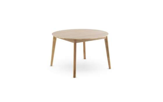 Mesa Comedor Redonda Extensible Estilo Nordico Serie Aguazal