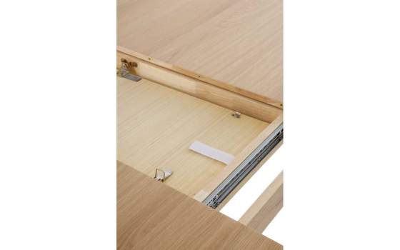 Mesa Comedor Redonda Extensible Estilo Nordico Serie Aguazal