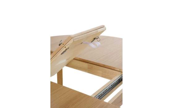 Mesa Comedor Redonda Extensible Estilo Nordico Serie Aguazal