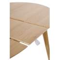Mesa Comedor Redonda Extensible Estilo Nordico Serie Aguazal