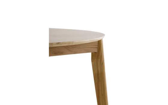 Mesa Comedor Redonda Extensible Estilo Nordico Serie Aguazal