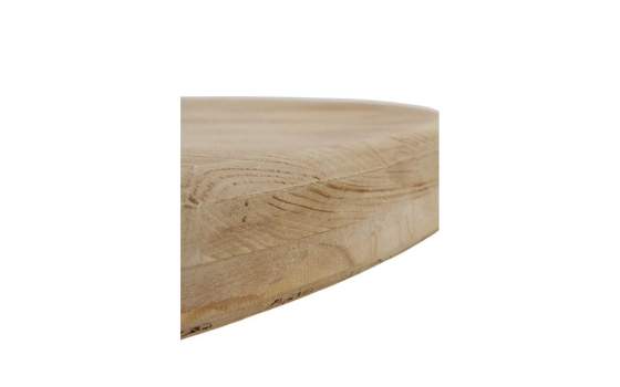 Mesa Comedor Redonda Madera Base Poliresina Adiska