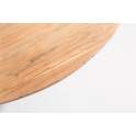 Mesa Comedor Redonda Madera Forja Serie Carsten