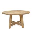 Mesa Comedor Redonda Madera Reciclada de Teca Aorla