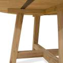 Mesa Comedor Redonda Madera Reciclada de Teca Aorla