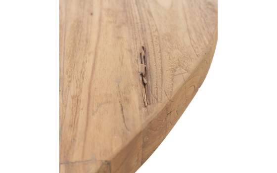 Mesa Comedor Redonda Madera Reciclada Pata Central Aorla