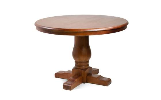 Mesa Comedor Redonda Roble de 120 cm Serie Aorla