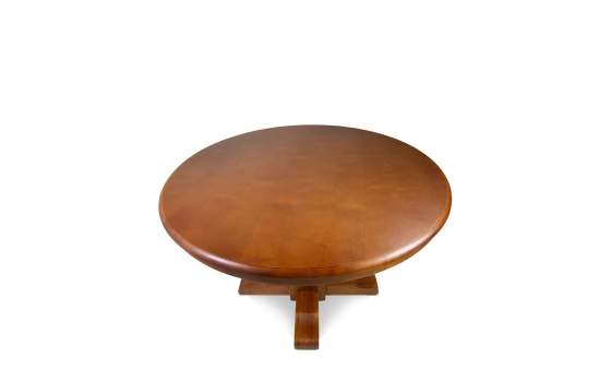 Mesa Comedor Redonda Roble de 120 cm Serie Aorla