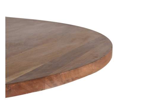 Mesa Comedor Redonda Rustica Industrial 2 Tamaños Antron