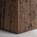 Mesa Comedor Redonda Rustica Mármol 120 cm - Serie Walding