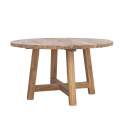 Mesa Comedor Redonda Teca 140 cm - Serie Orlando